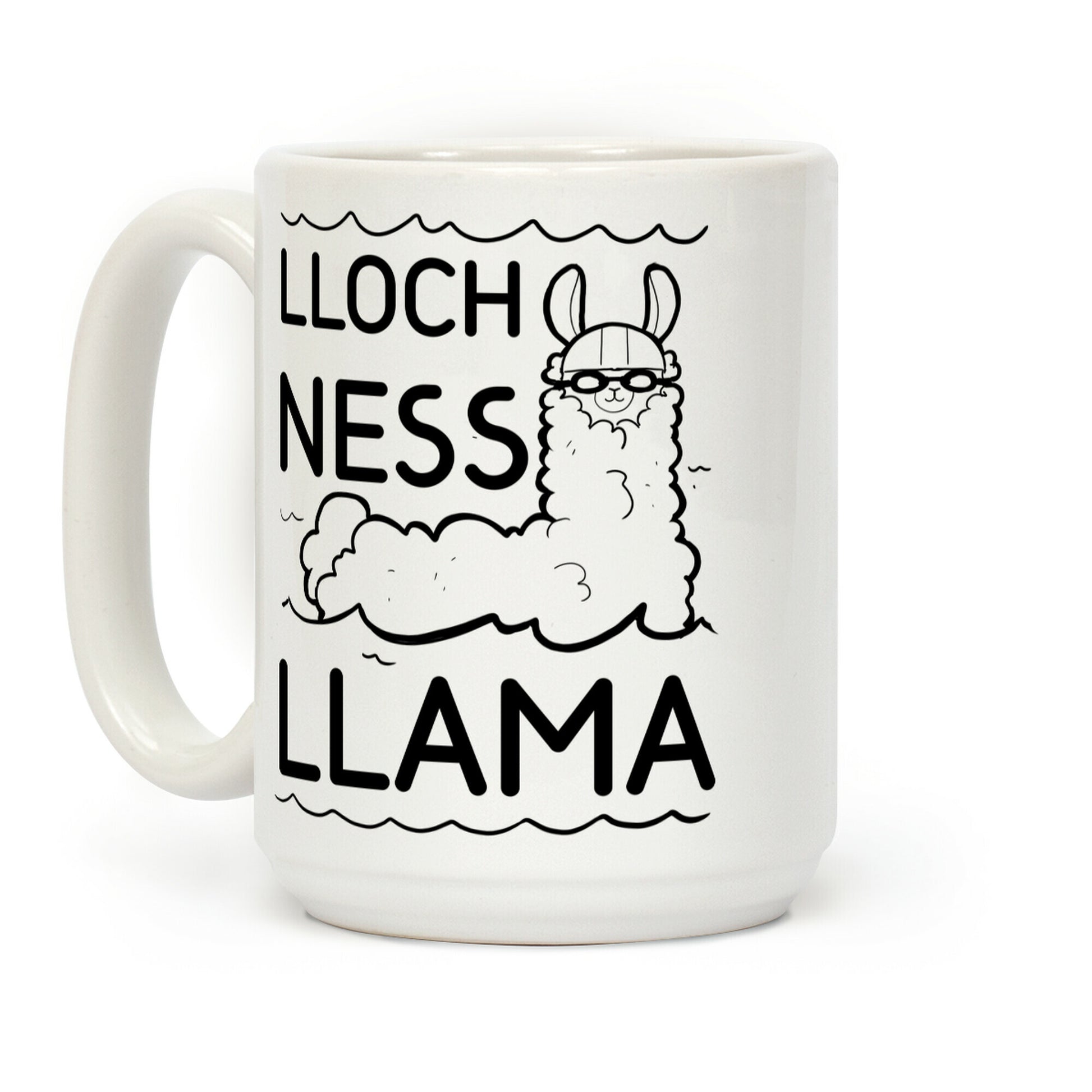 Loch Ness Llama Coffee Mug