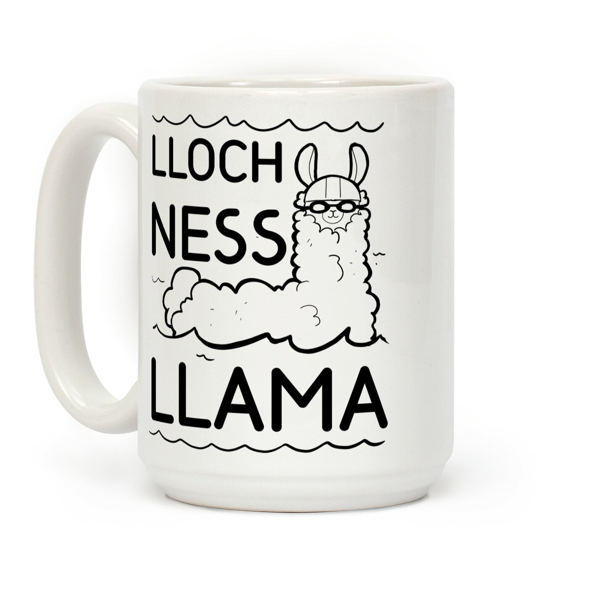 Loch Ness Llama Coffee Mug