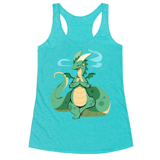 Dragon At Peace Racerback Tank