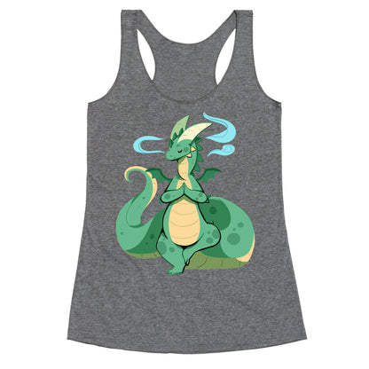 Dragon At Peace Racerback Tank