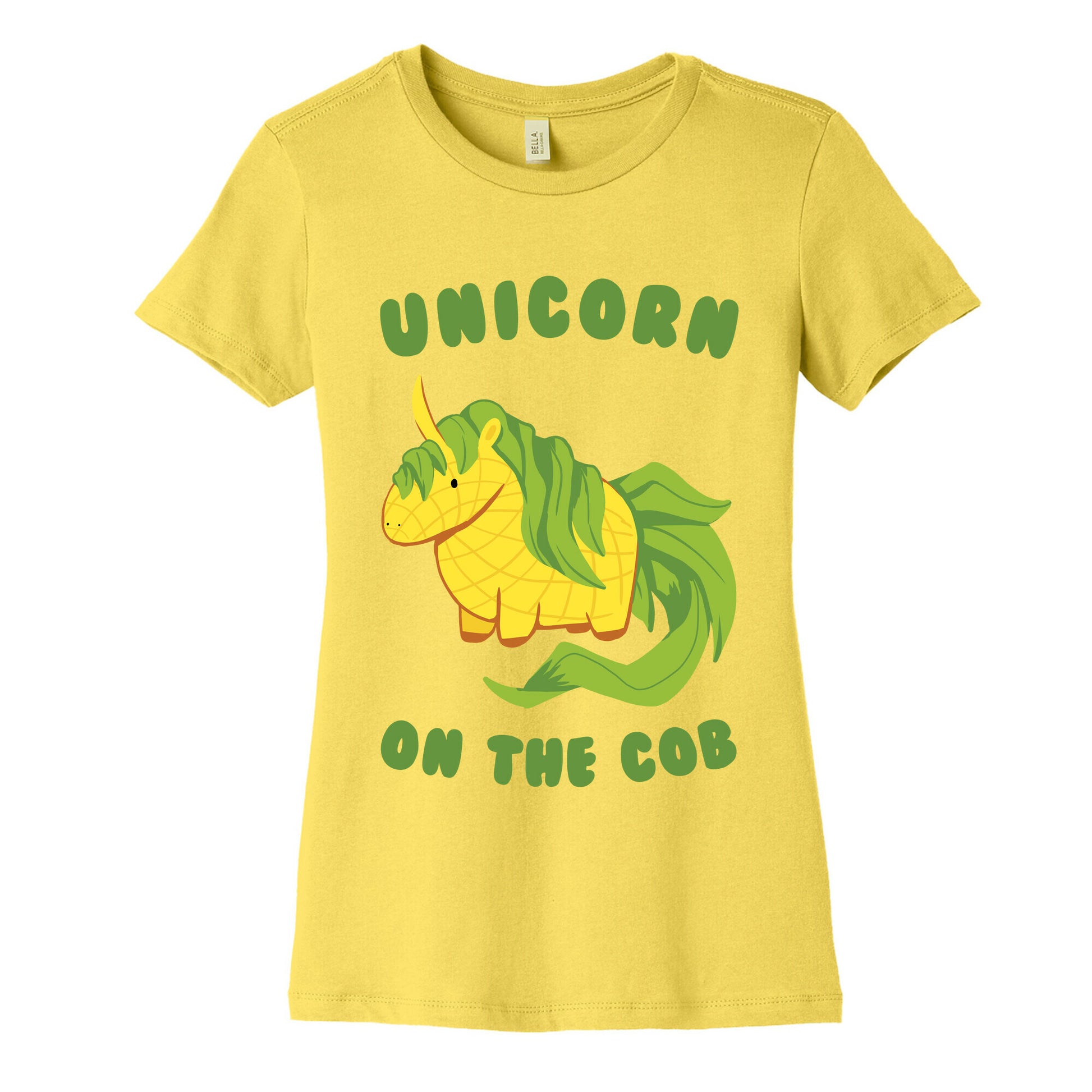 Unicorn On The Cob Women's Cotton Tee