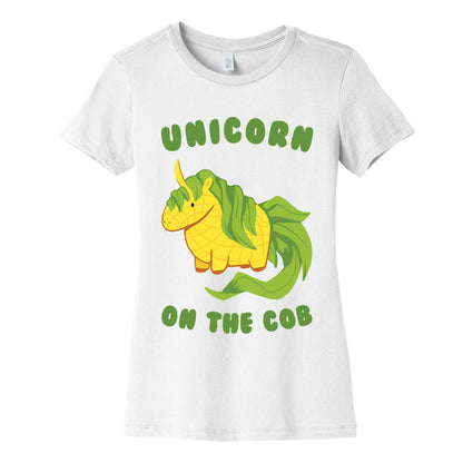 Unicorn On The Cob Women's Cotton Tee