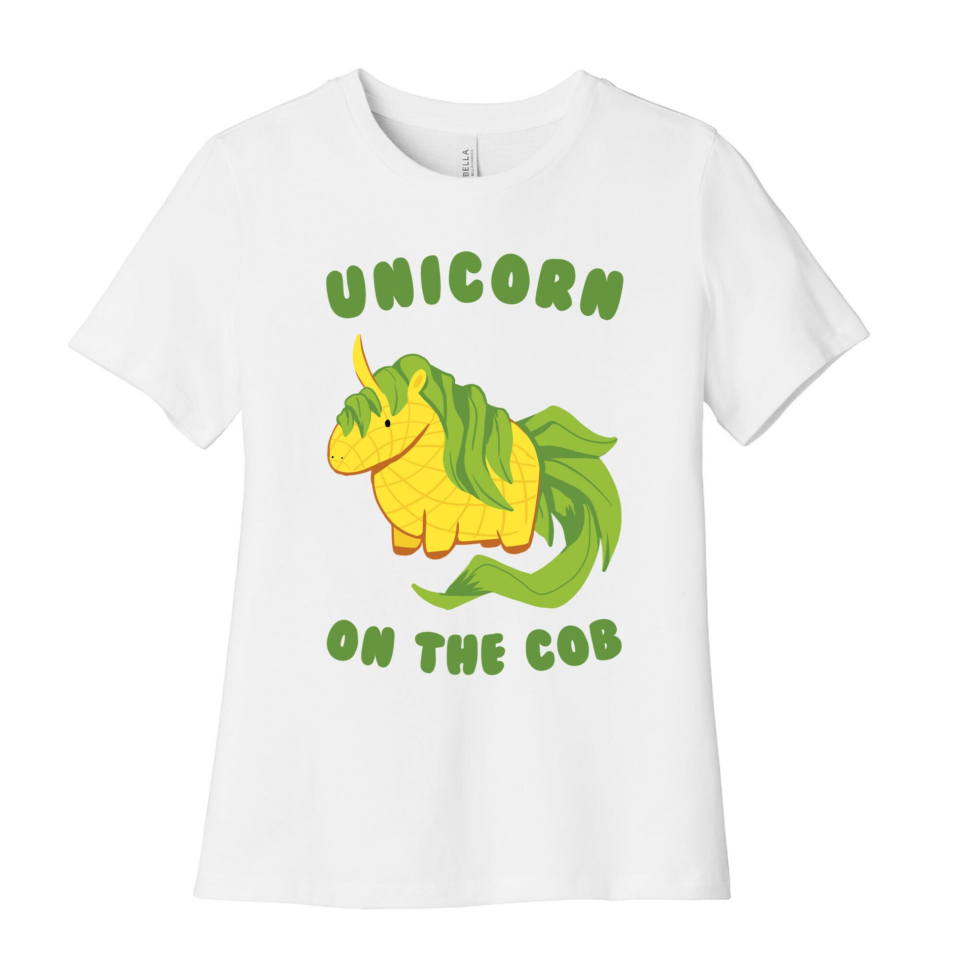 Unicorn On The Cob Women's Cotton Tee