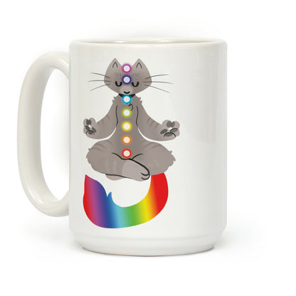 Chakra Cat Coffee Mug