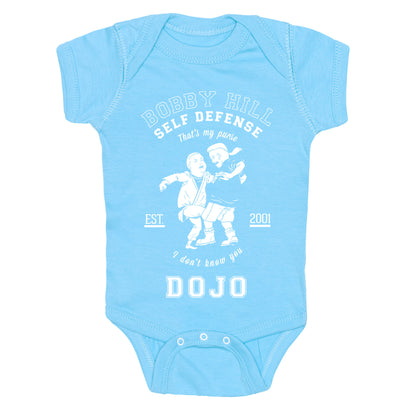 Bobby Hill Self Defense Dojo Baby One Piece