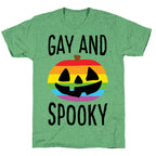 Gay And Spooky Unisex Triblend Tee