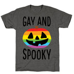 Gay And Spooky Unisex Triblend Tee