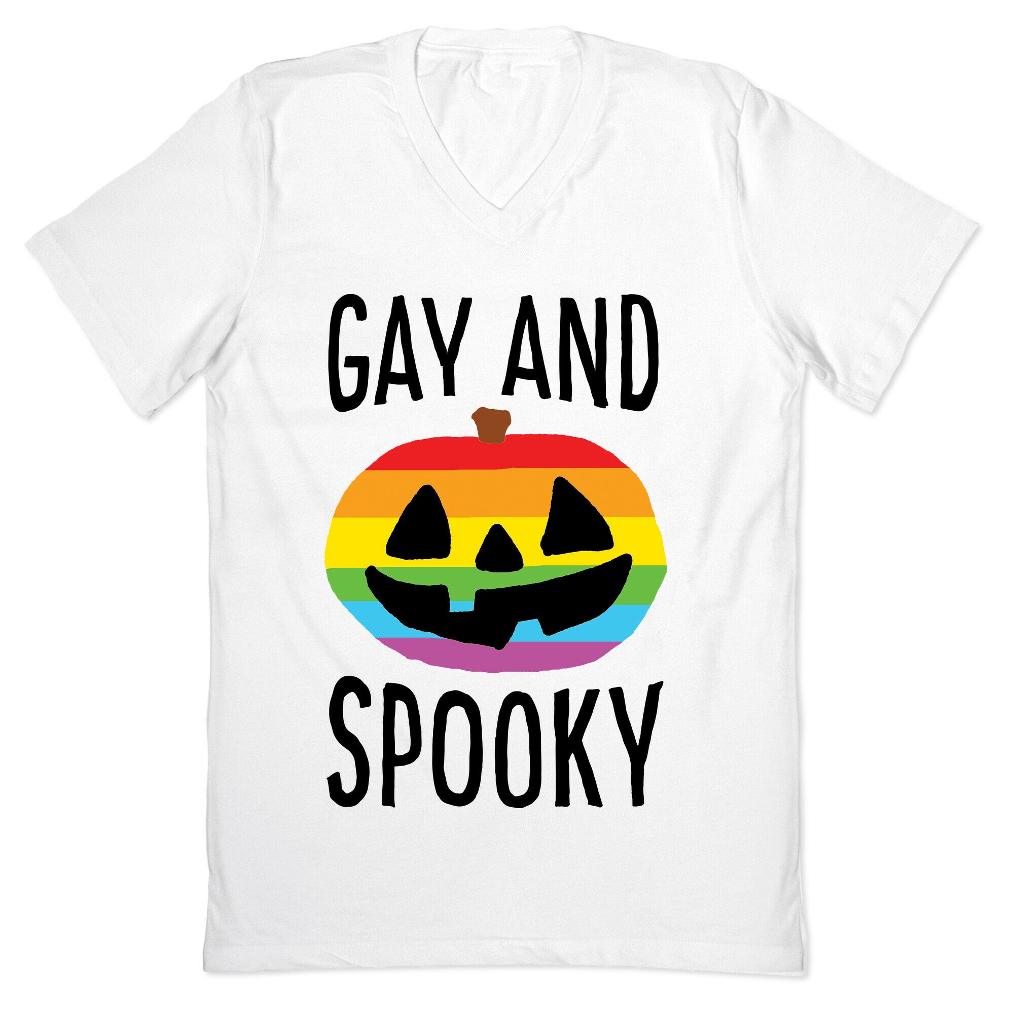 Gay And Spooky V-Neck