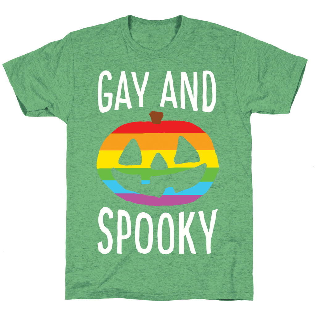 Gay And Spooky Unisex Triblend Tee