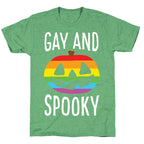 Gay And Spooky Unisex Triblend Tee