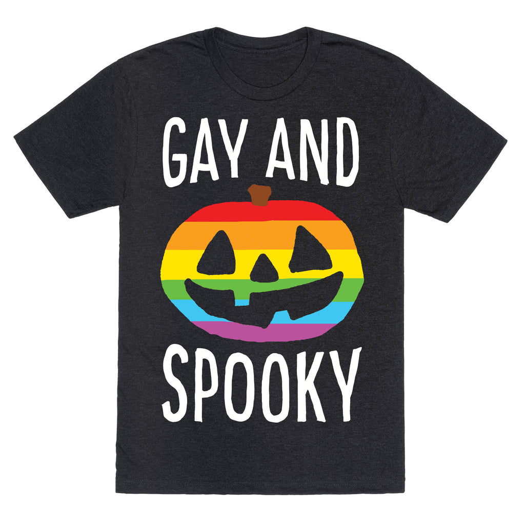 Gay And Spooky Unisex Triblend Tee