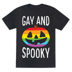 Gay And Spooky Unisex Triblend Tee