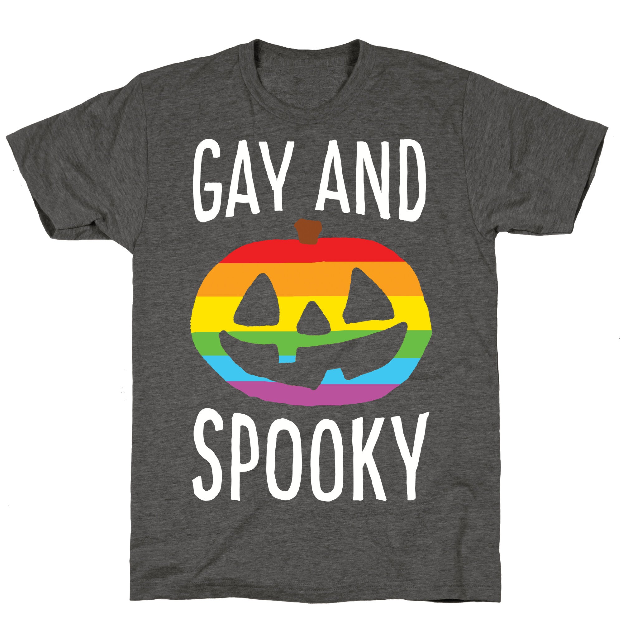 Gay And Spooky Unisex Triblend Tee