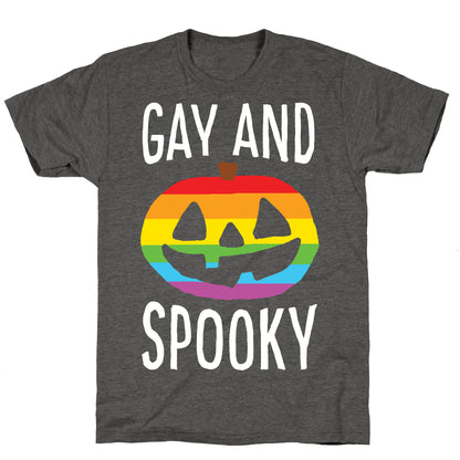 Gay And Spooky Unisex Triblend Tee