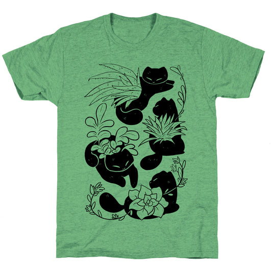 Succulent Cats Unisex Triblend Tee