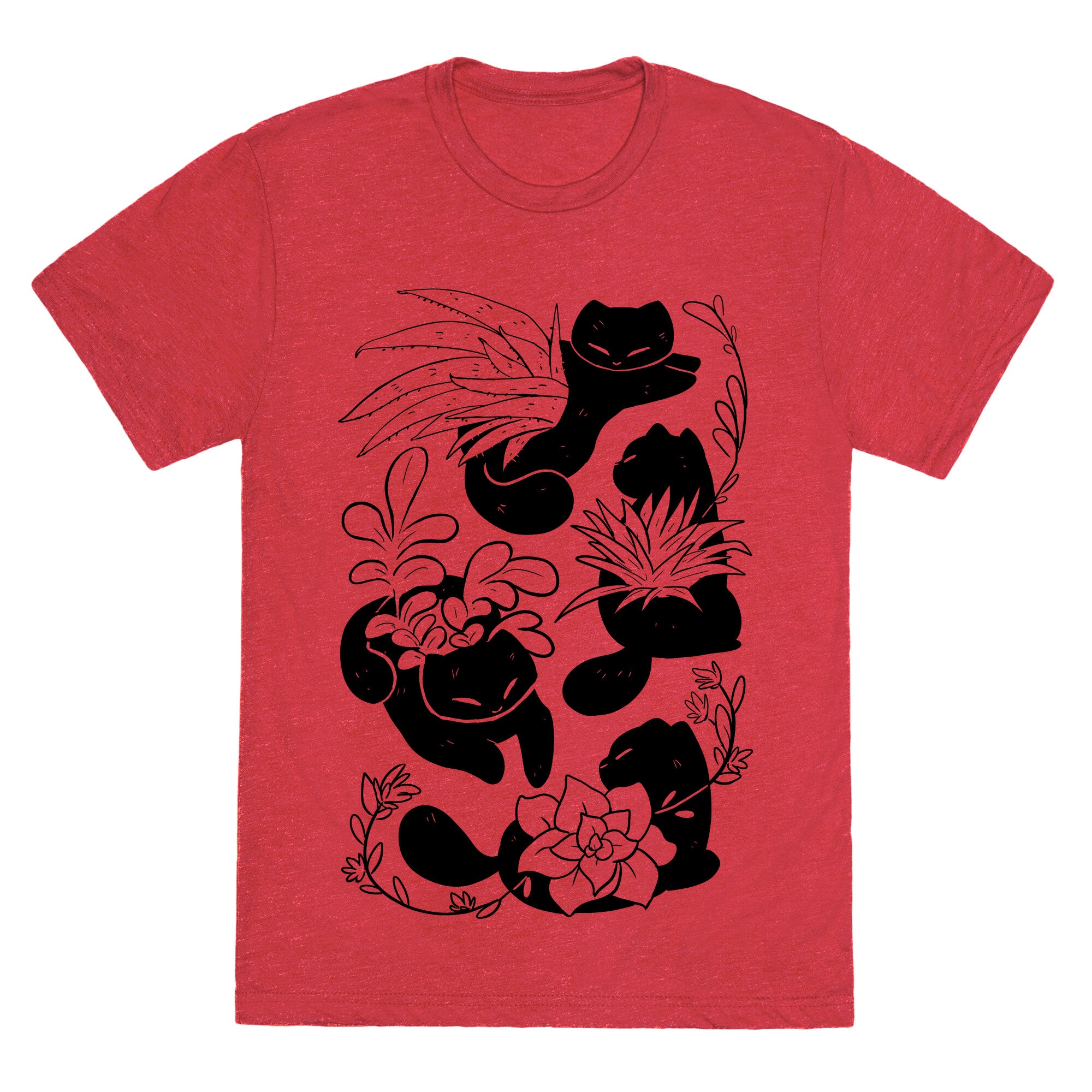 Succulent Cats Unisex Triblend Tee