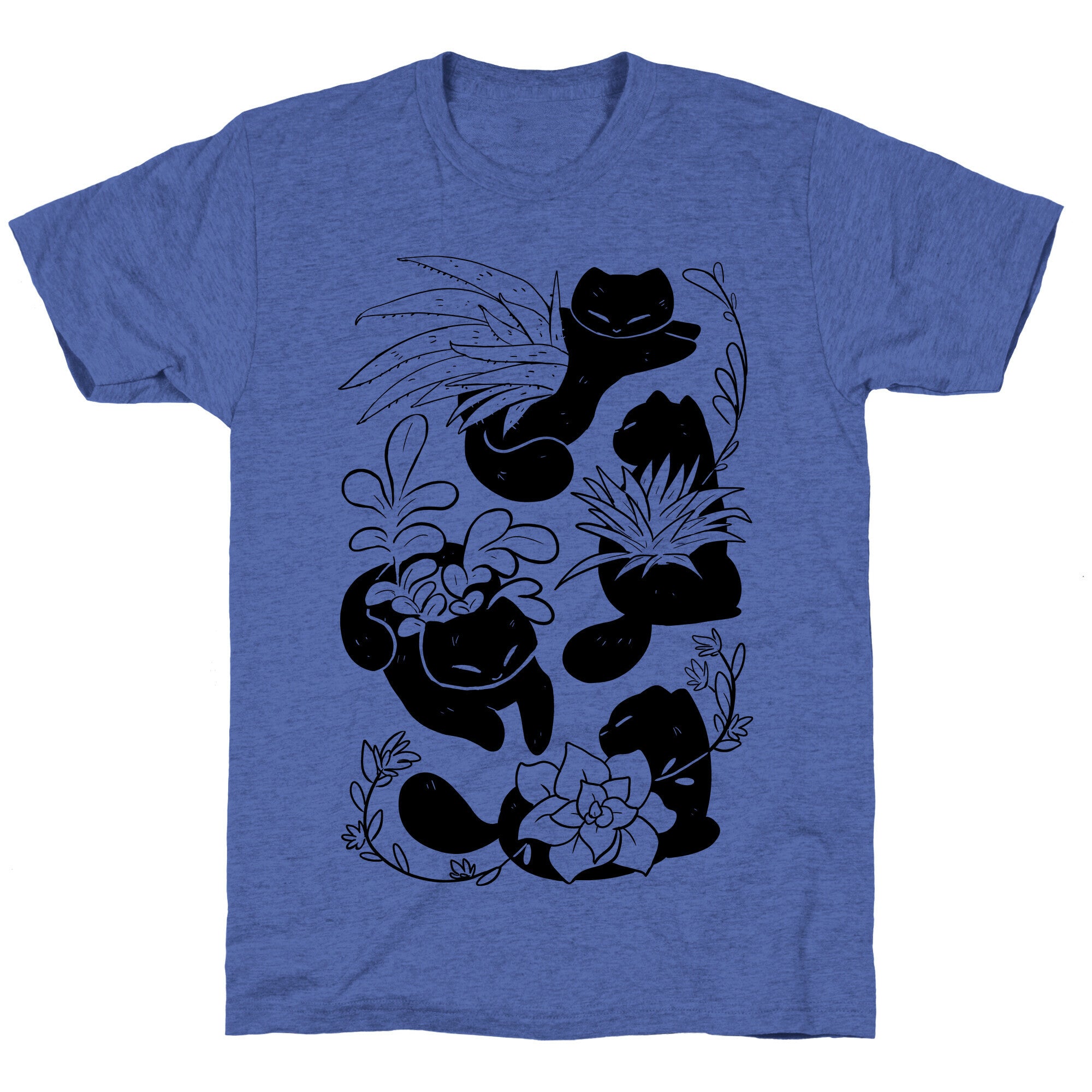 Succulent Cats Unisex Triblend Tee