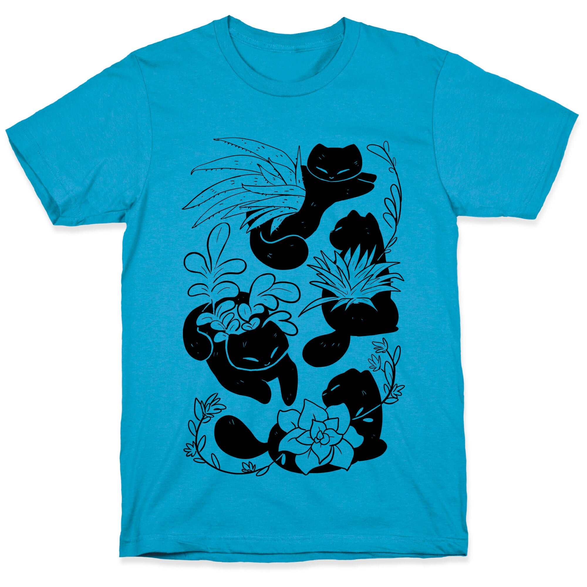 Succulent Cats Unisex Triblend Tee