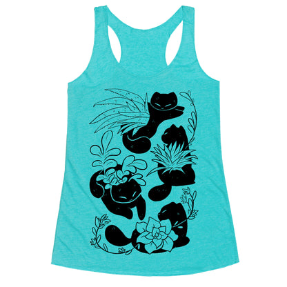 Succulent Cats Racerback Tank