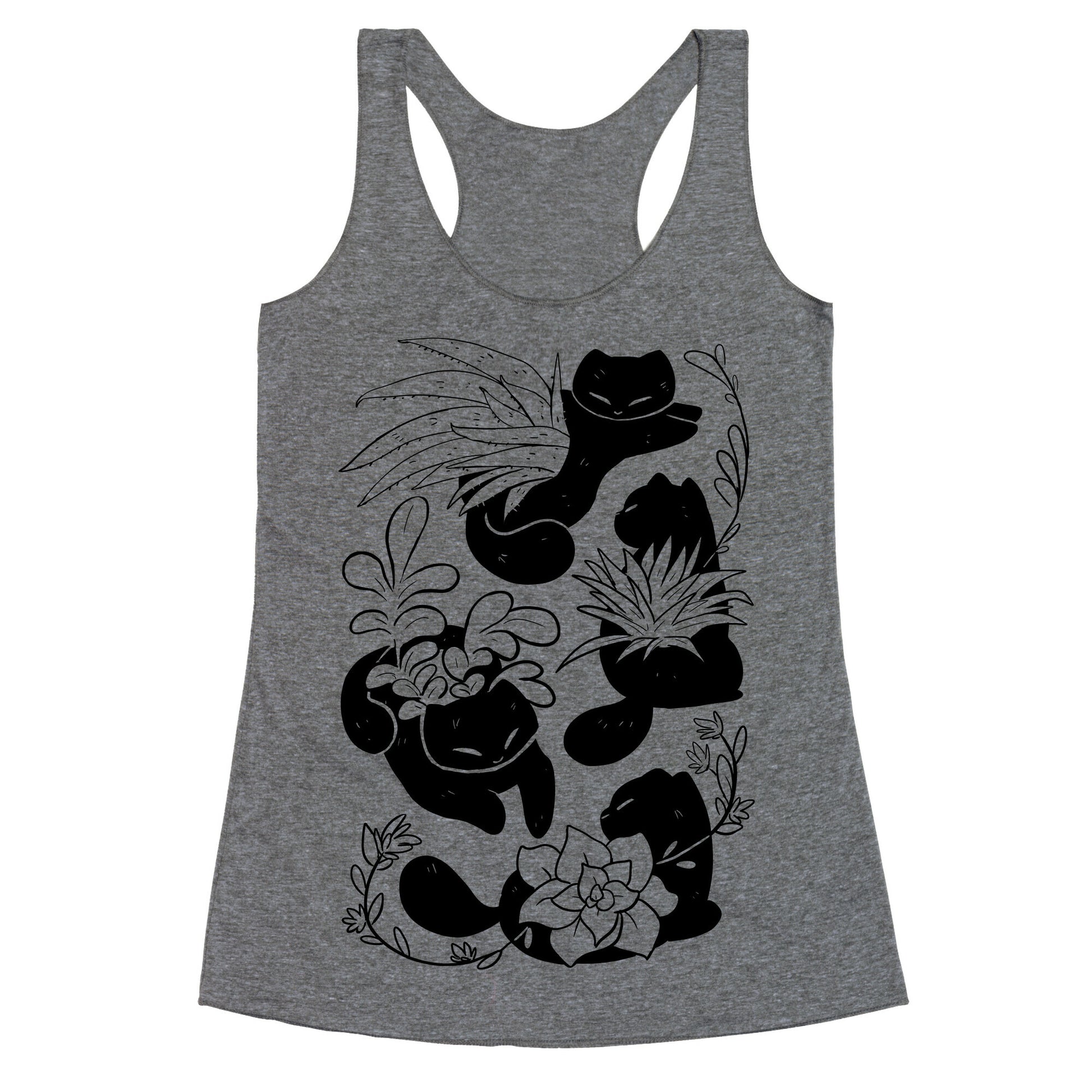 Succulent Cats Racerback Tank