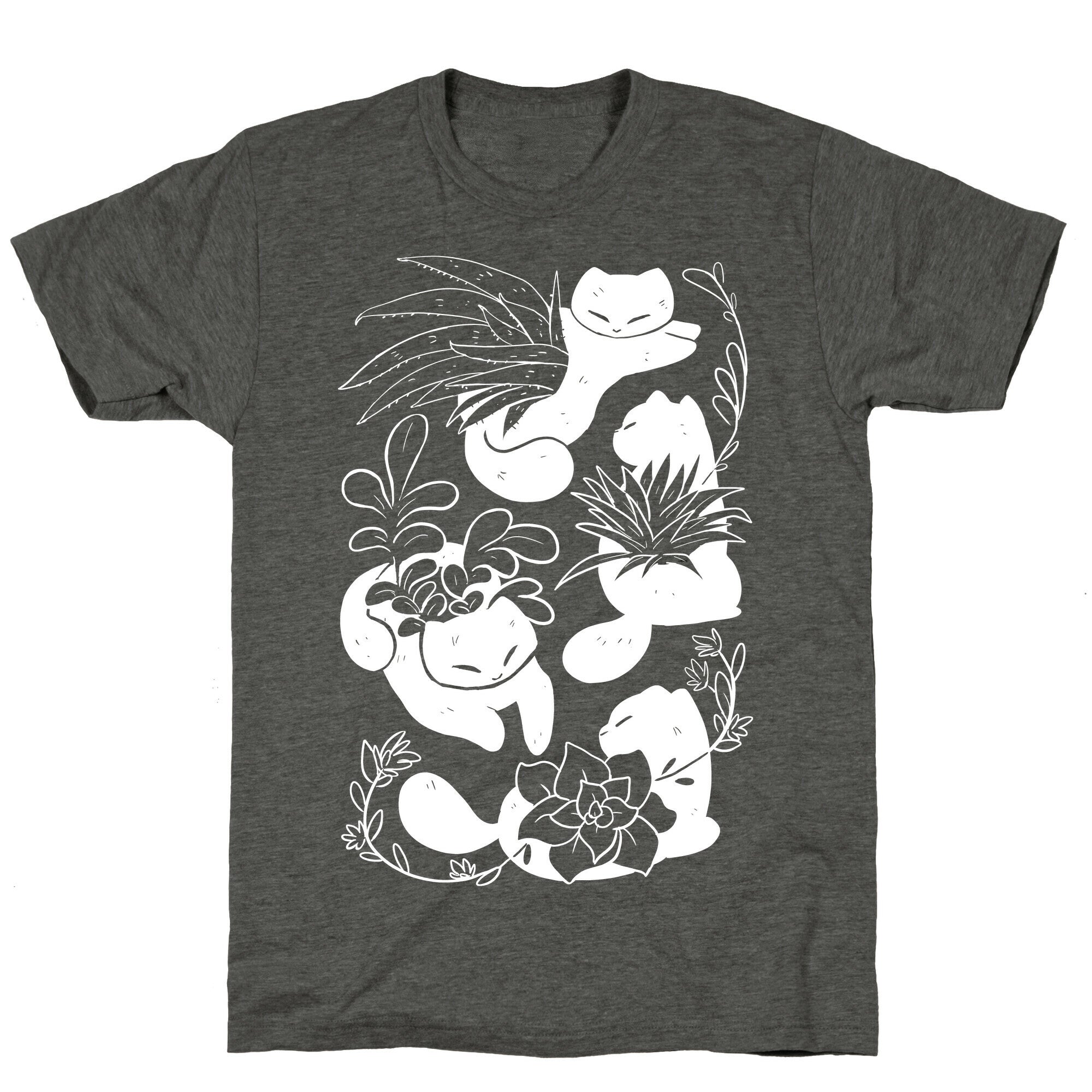 Succulent Cats Unisex Triblend Tee