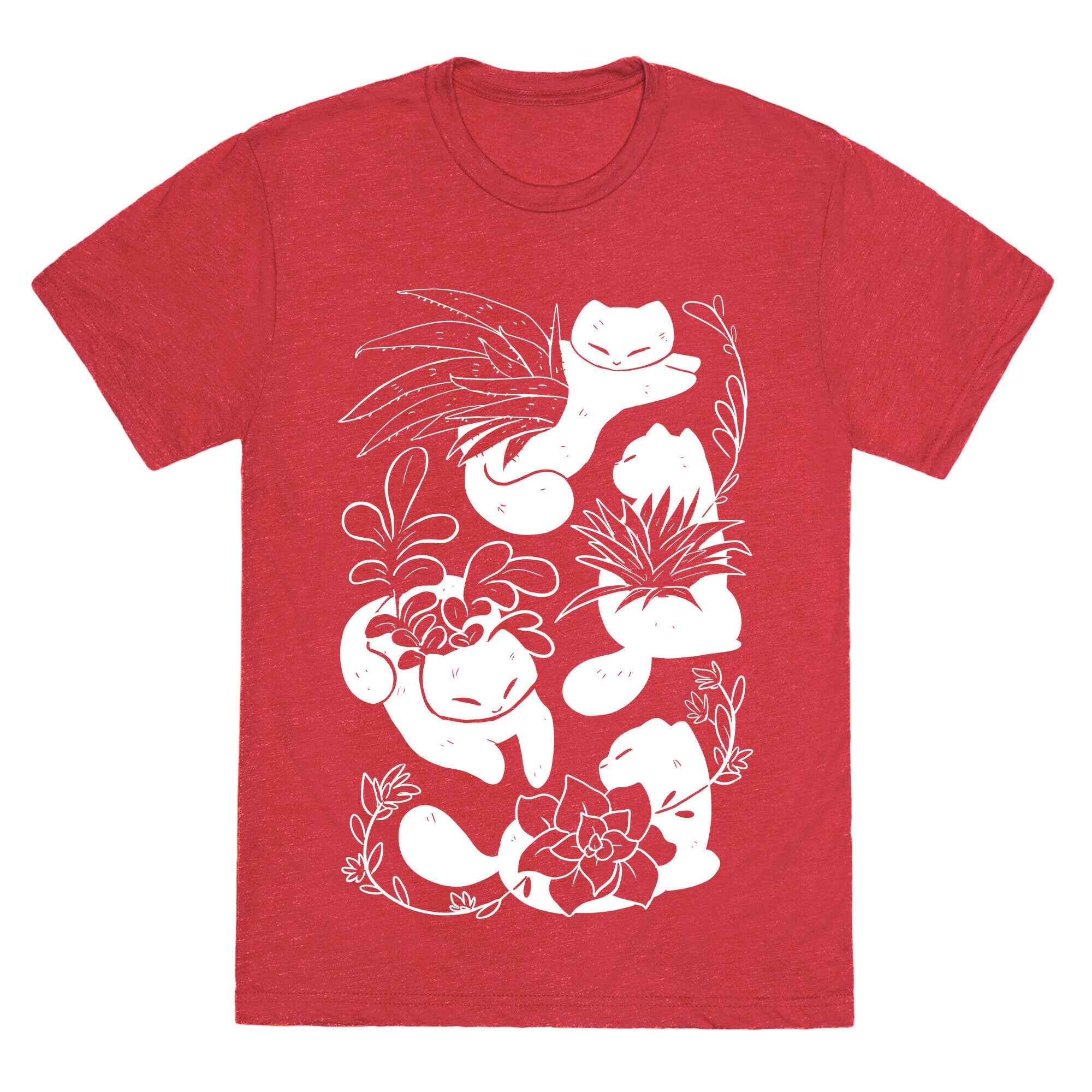 Succulent Cats Unisex Triblend Tee
