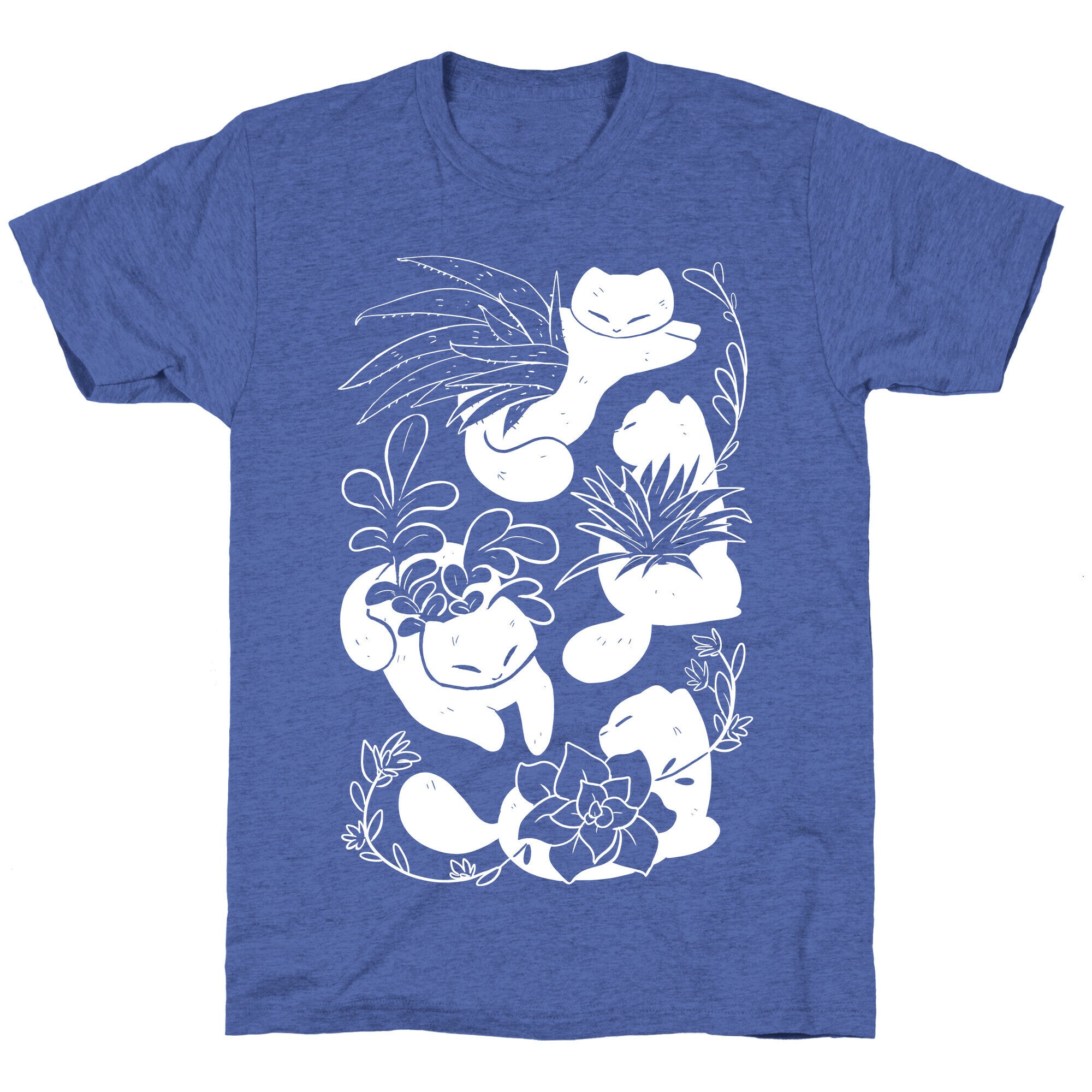 Succulent Cats Unisex Triblend Tee