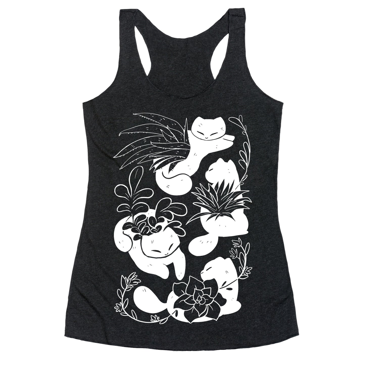 Succulent Cats Racerback Tank