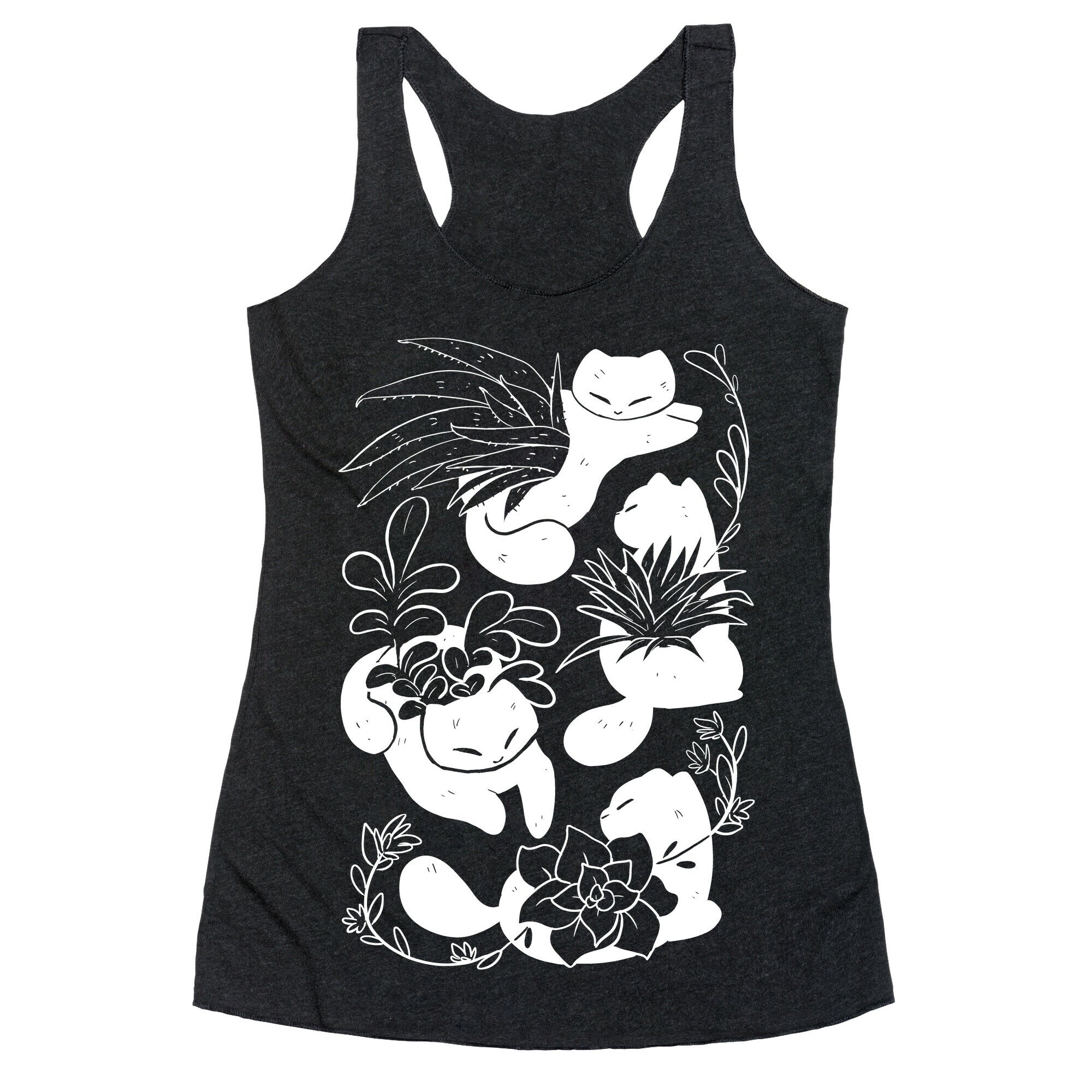 Succulent Cats Racerback Tank