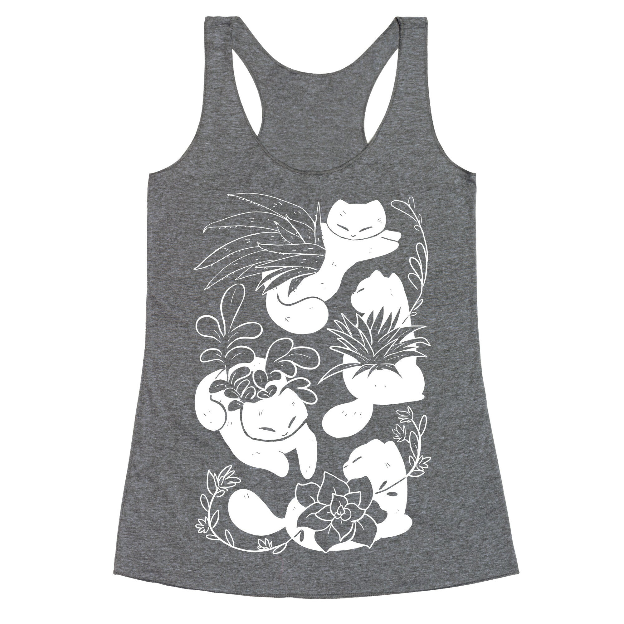Succulent Cats Racerback Tank