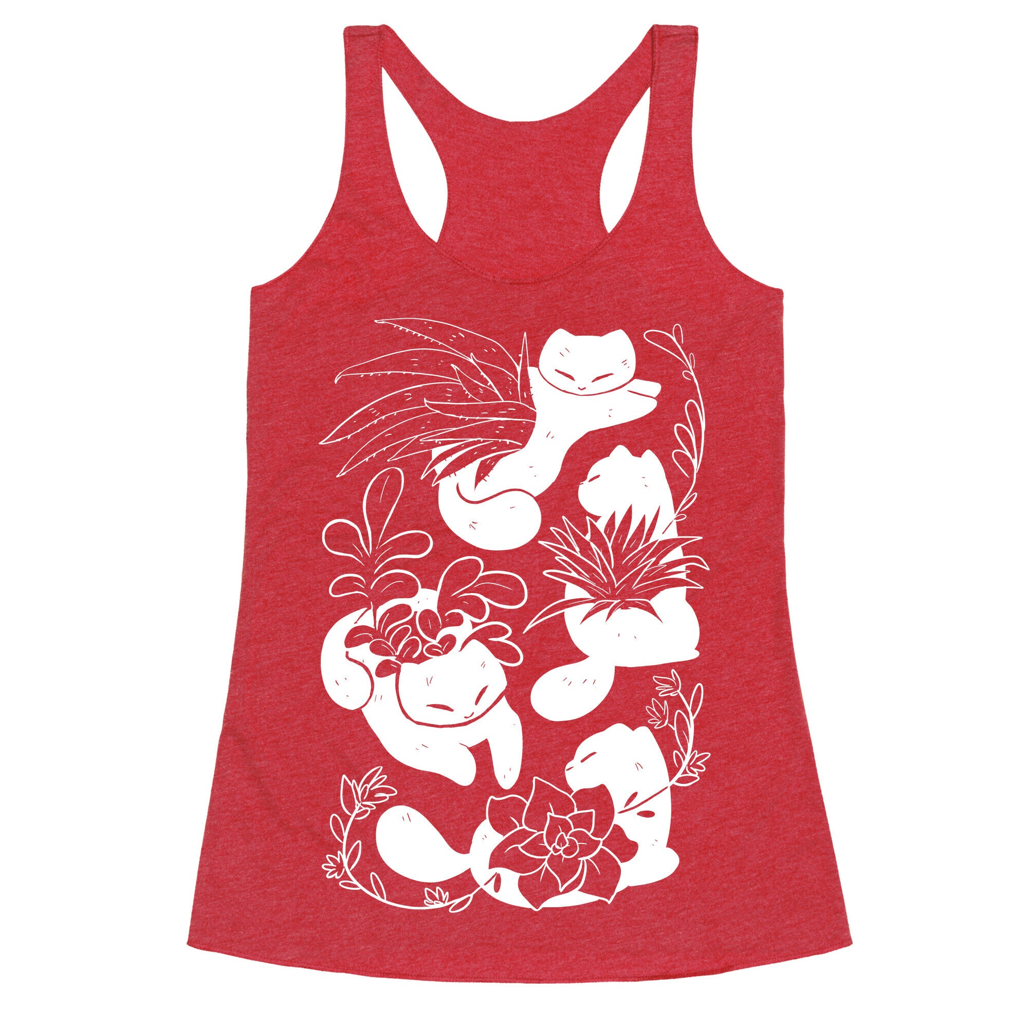 Succulent Cats Racerback Tank
