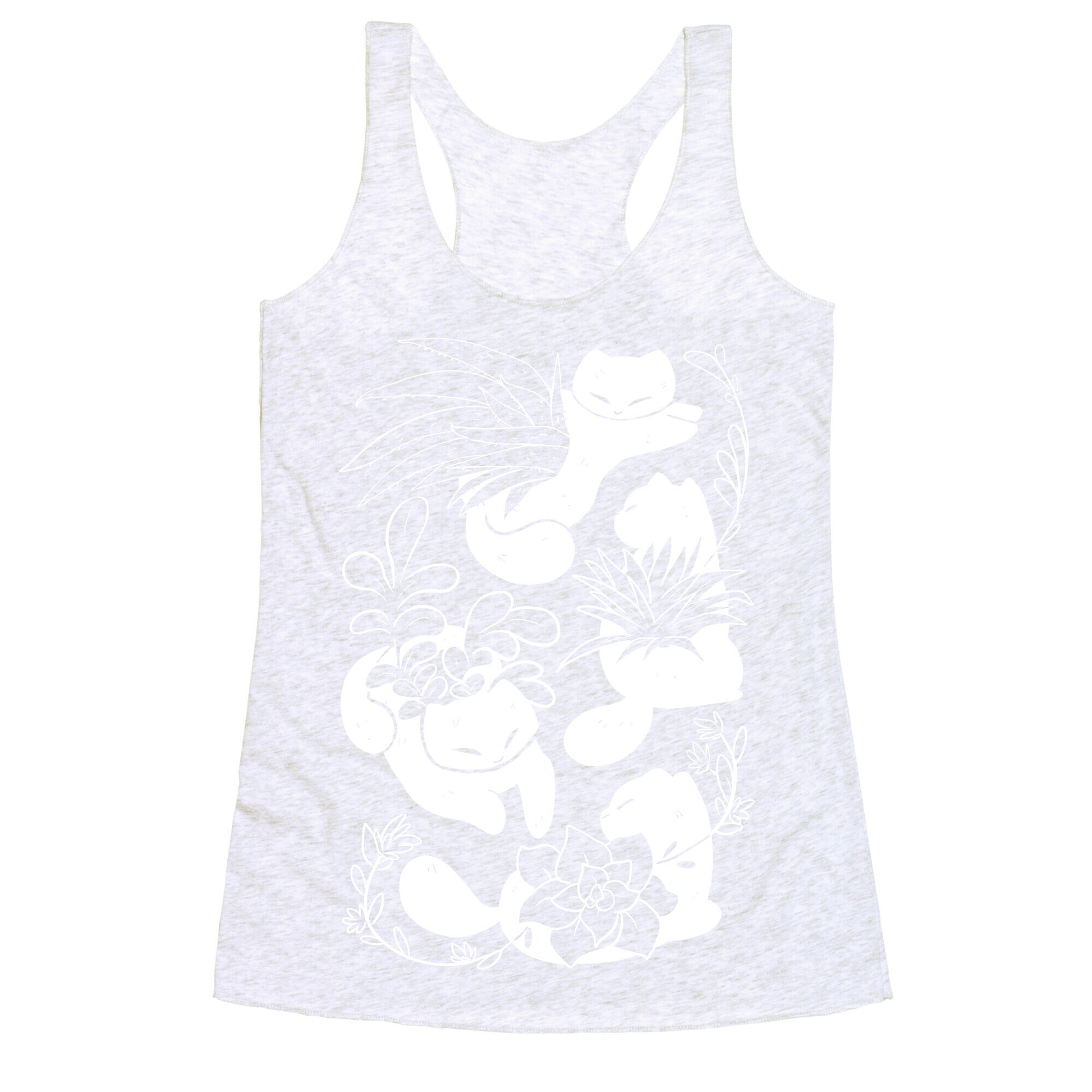 Succulent Cats Racerback Tank