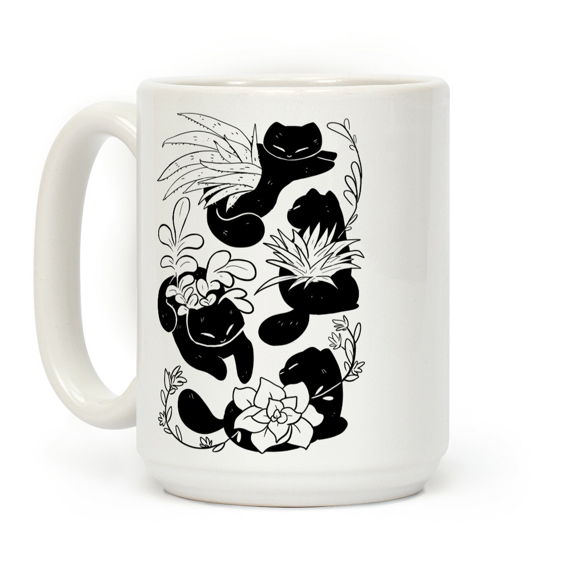 Succulent Cats Coffee Mug