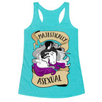 Majestically Asexual Racerback Tank