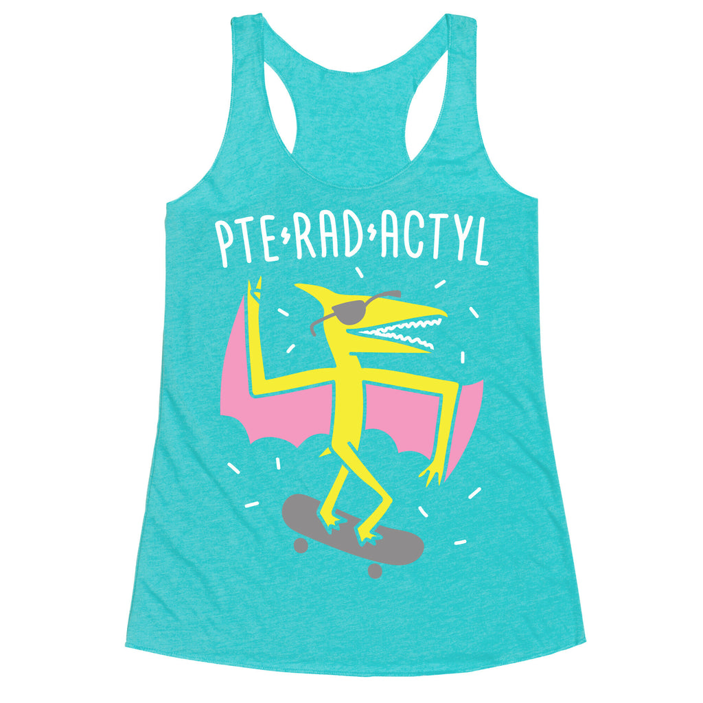 Pte-RAD-actyl Pterodactyl Racerback Tank