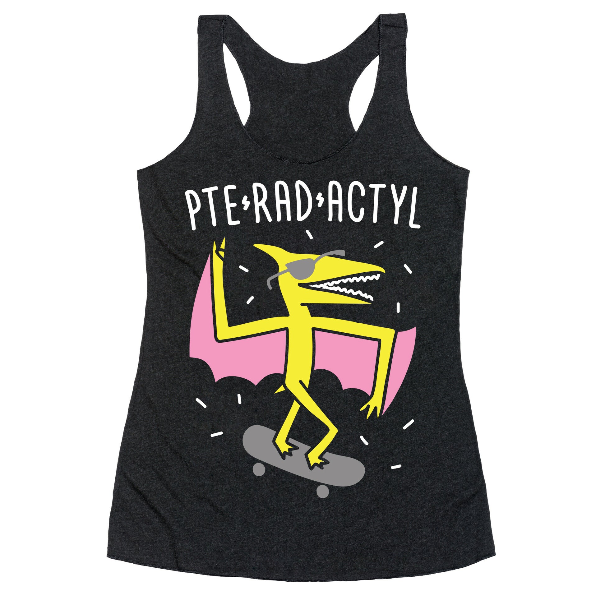 Pte-RAD-actyl Pterodactyl Racerback Tank