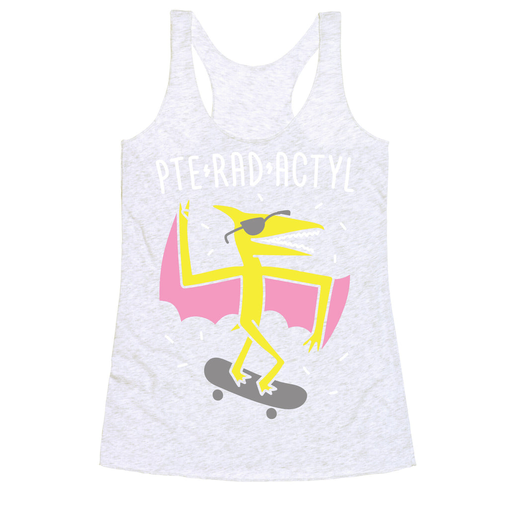 Pte-RAD-actyl Pterodactyl Racerback Tank