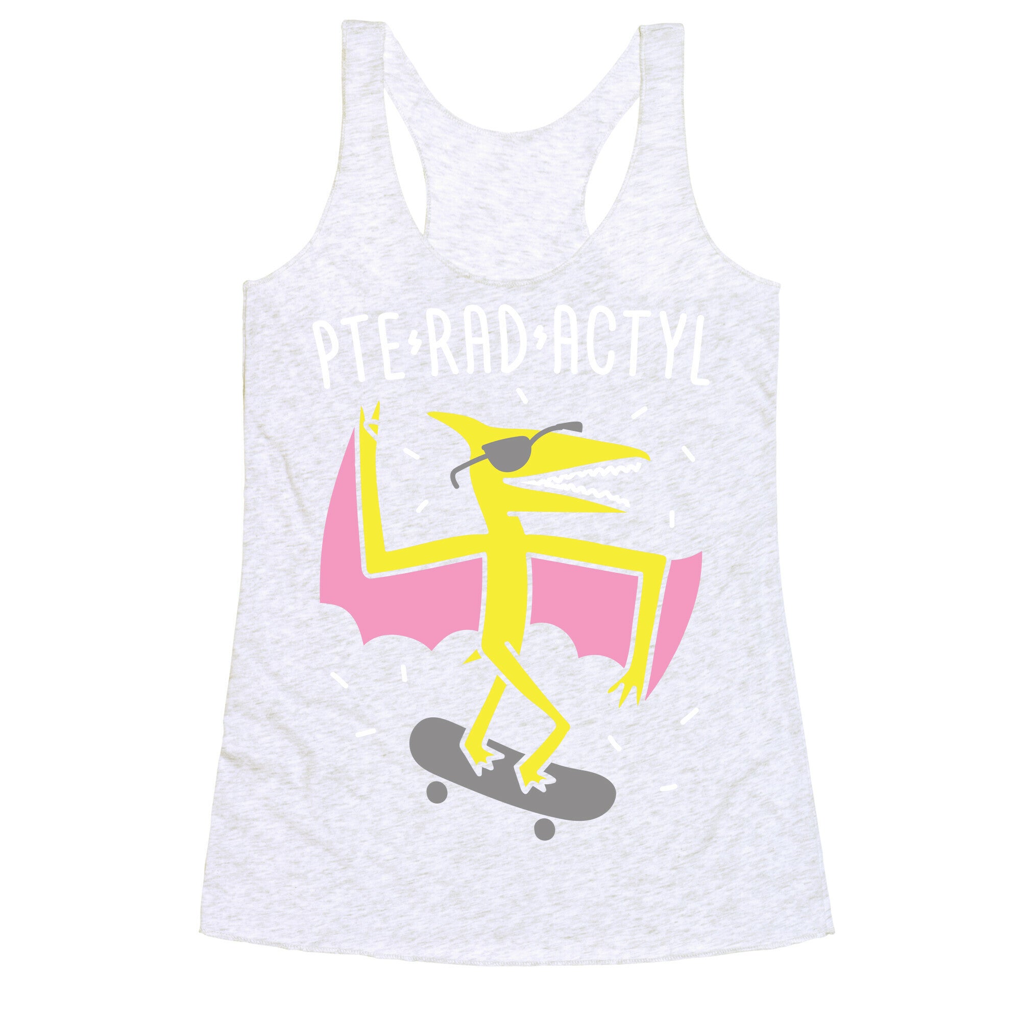 Pte-RAD-actyl Pterodactyl Racerback Tank