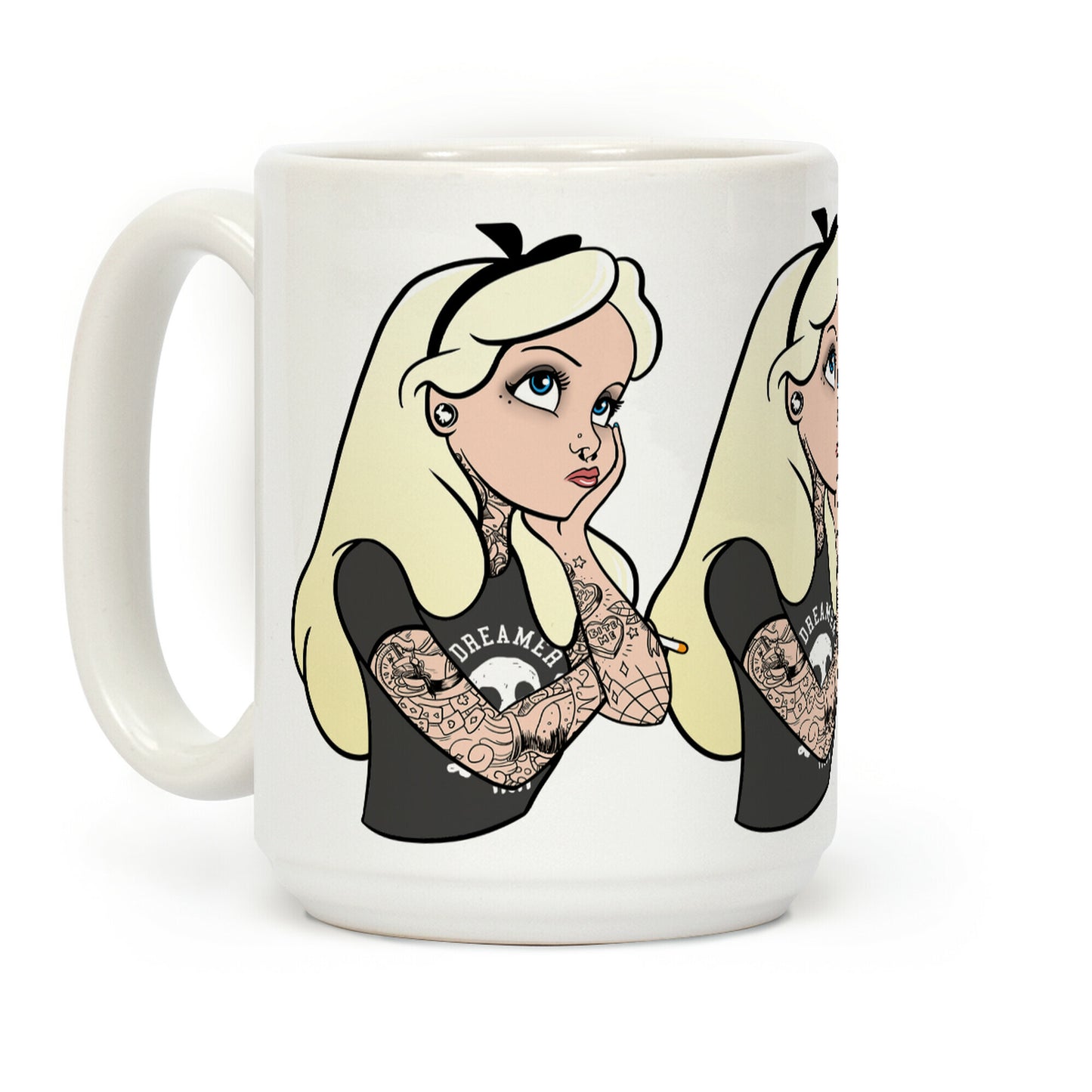 Punk Alice Parody Coffee Mug