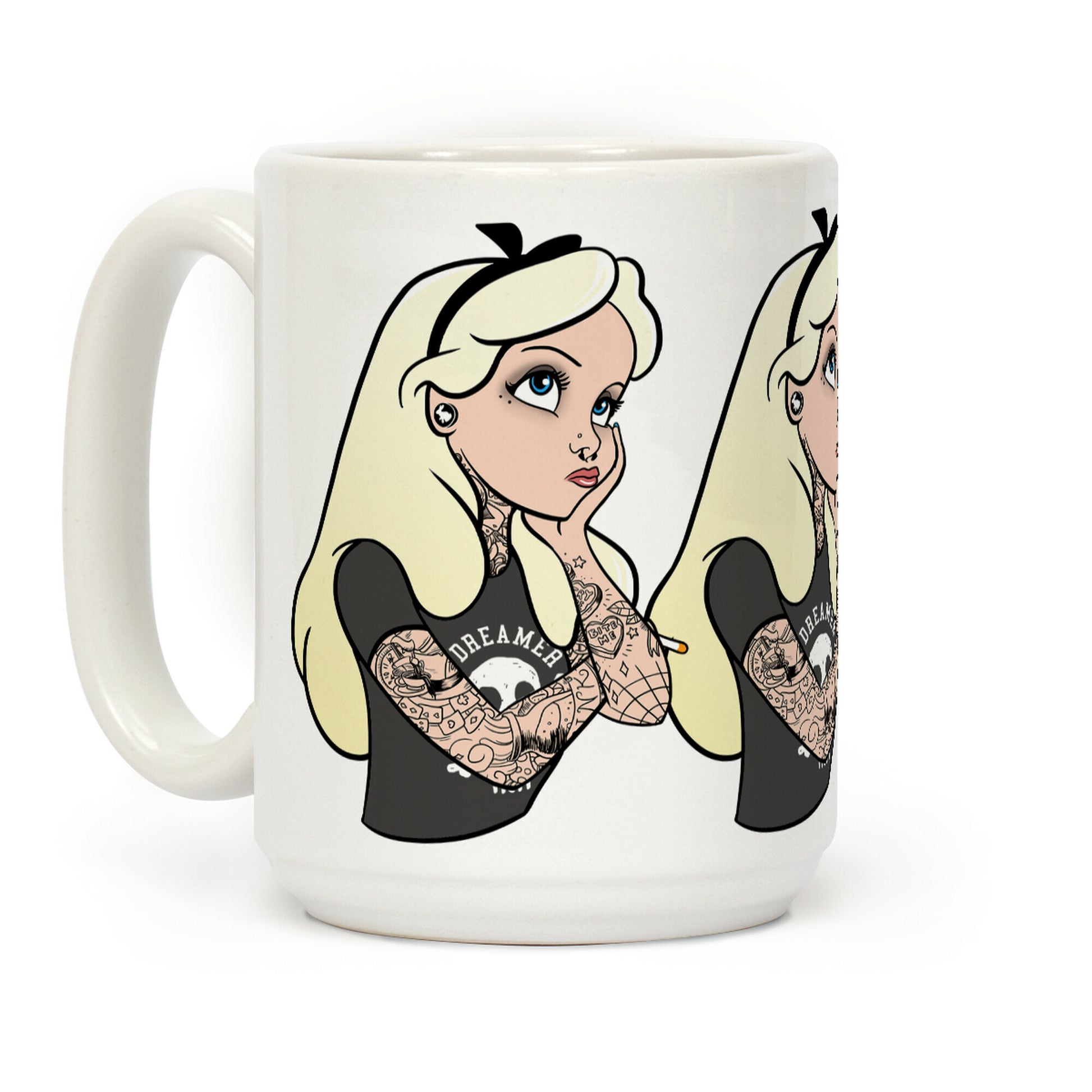 Punk Alice Parody Coffee Mug