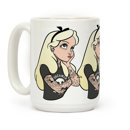 Punk Alice Parody Coffee Mug