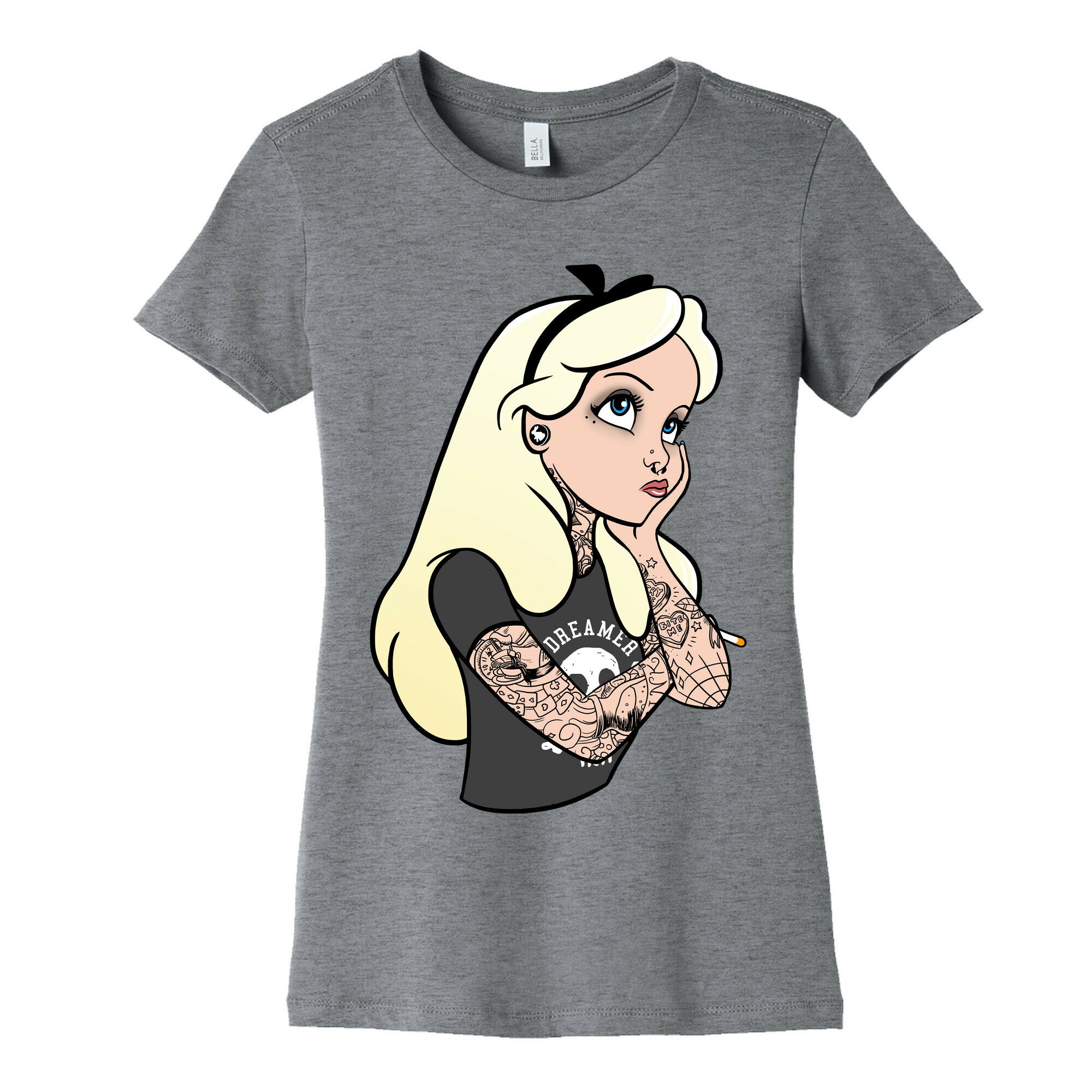 Punk Alice Parody Women's Cotton Tee