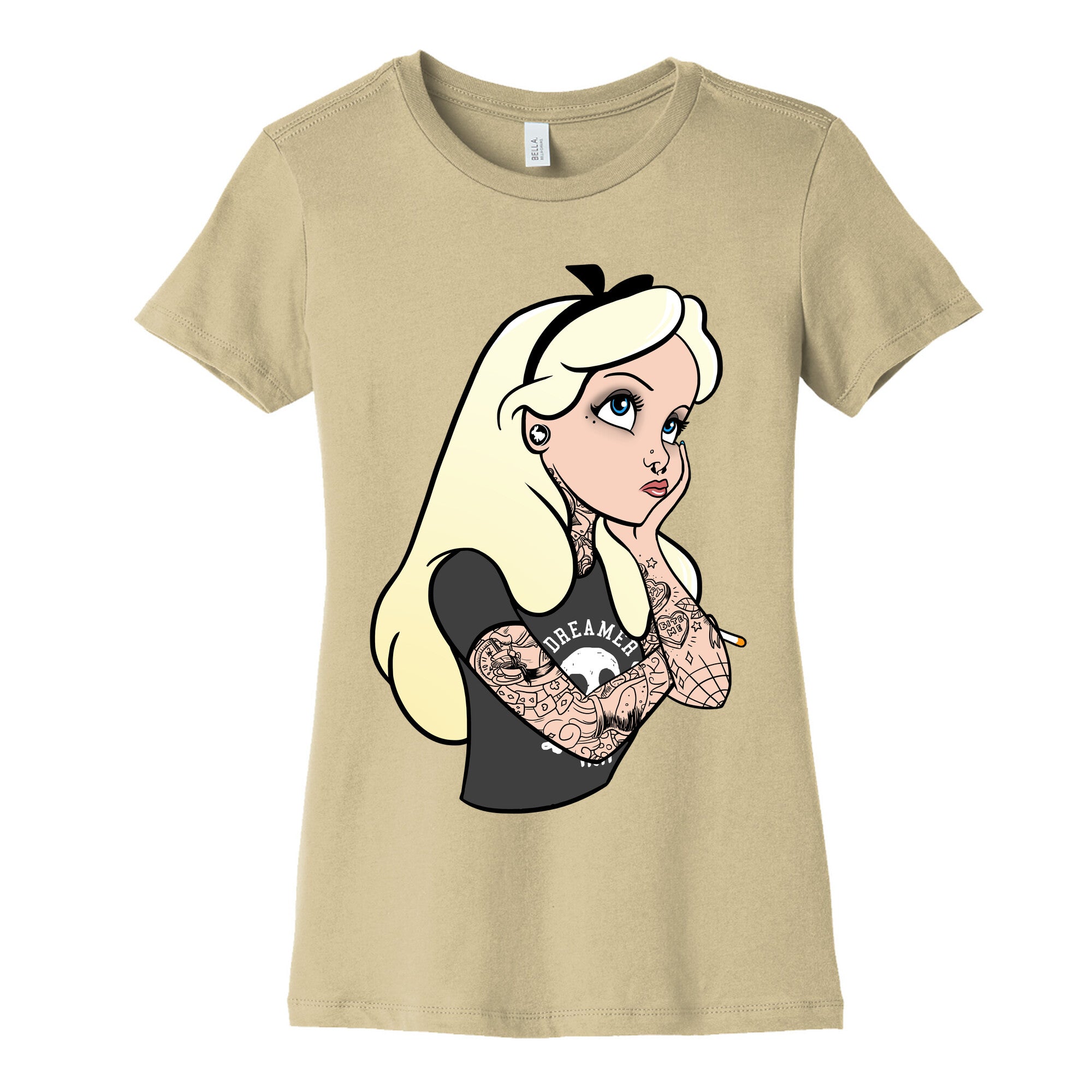 Punk Alice Parody Women's Cotton Tee
