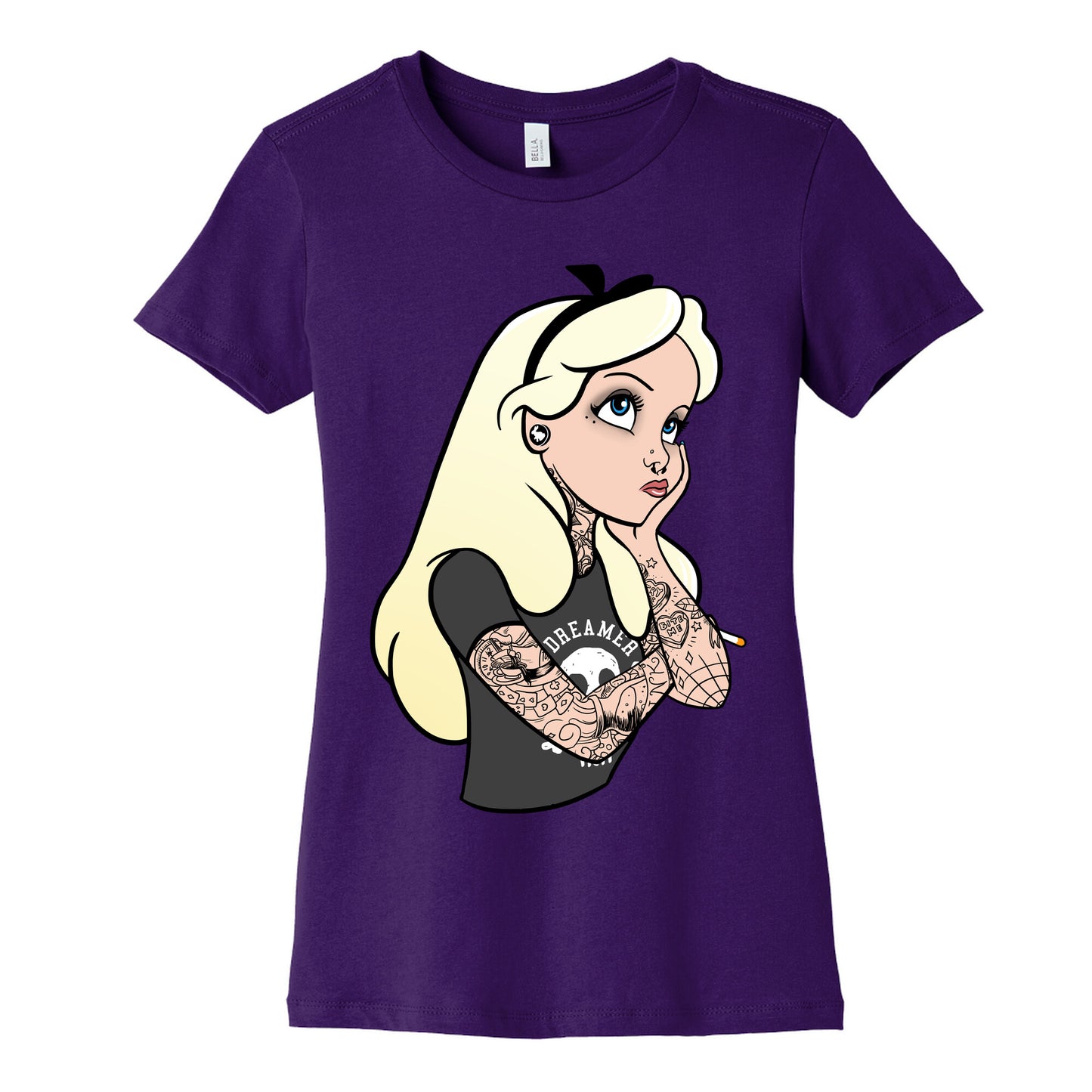 Punk Alice Parody Women's Cotton Tee