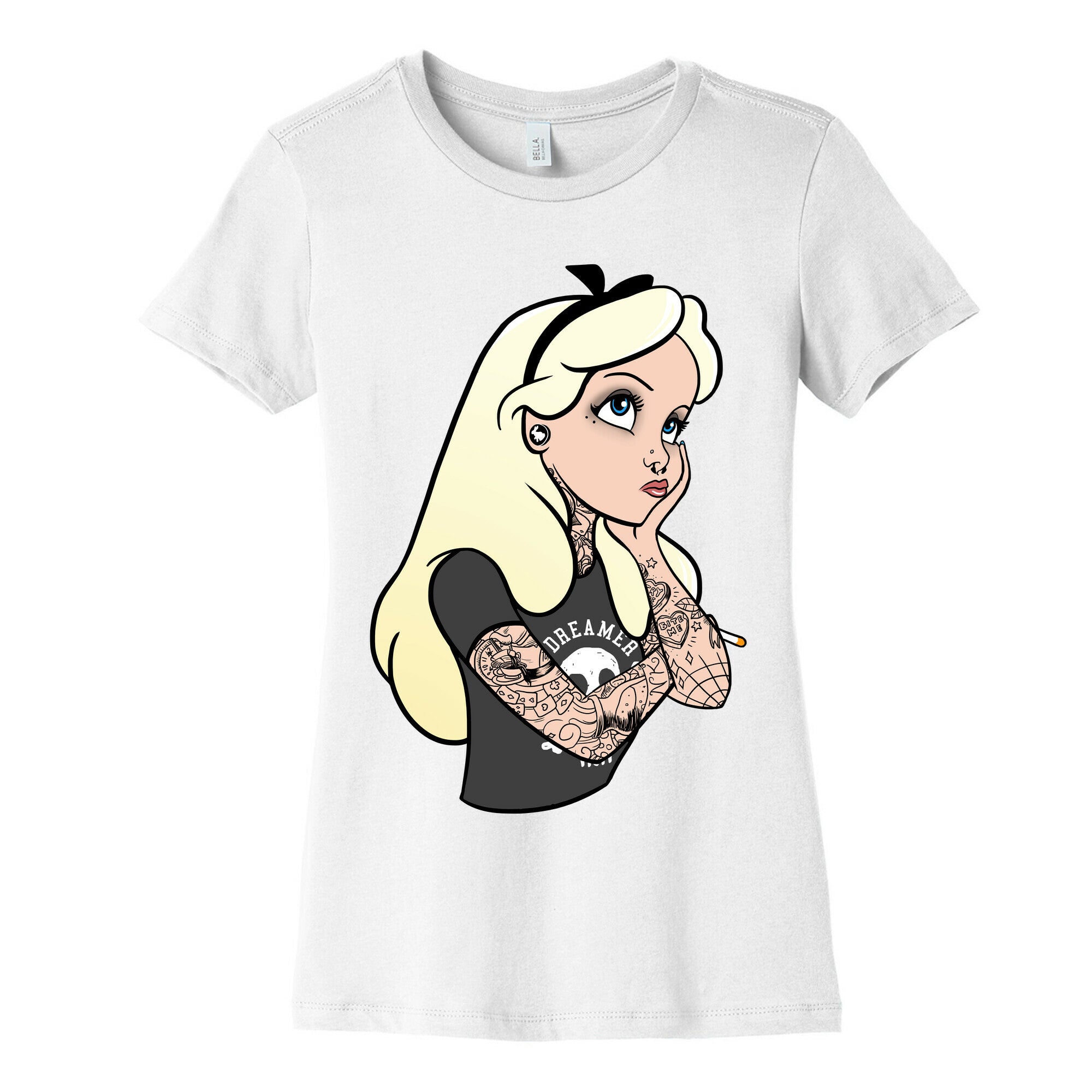 Punk Alice Parody Women's Cotton Tee