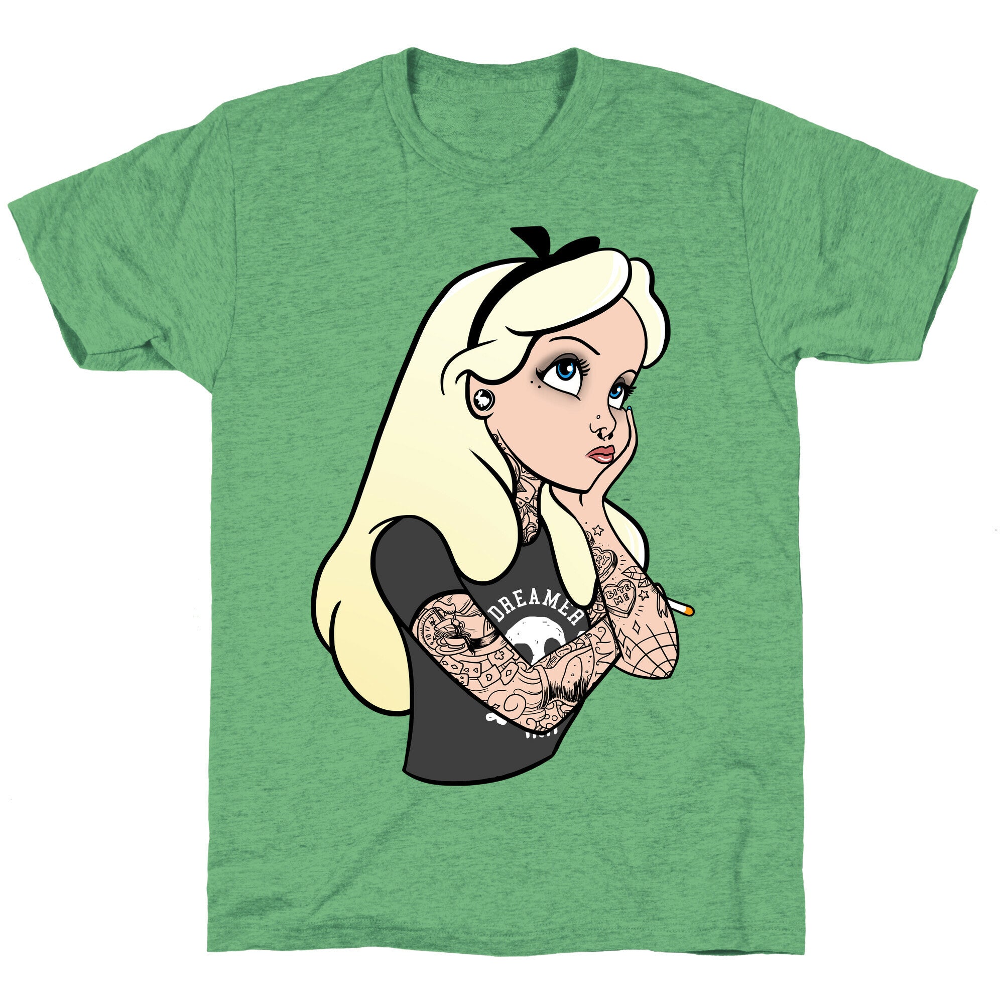 Punk Alice Parody Unisex Triblend Tee