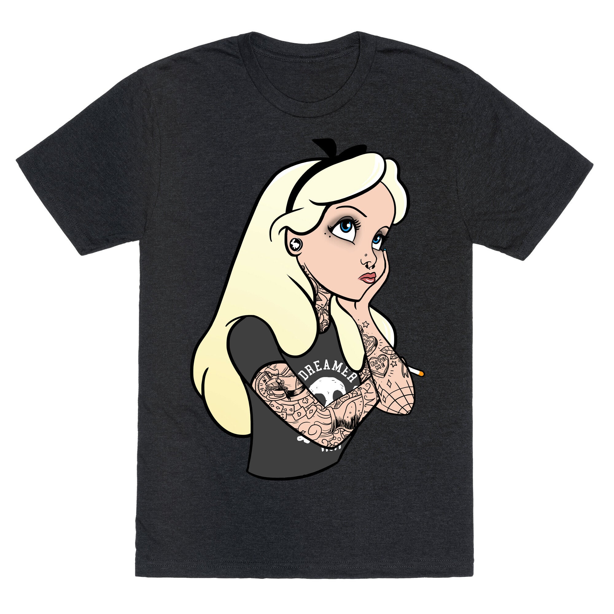 Punk Alice Parody Unisex Triblend Tee