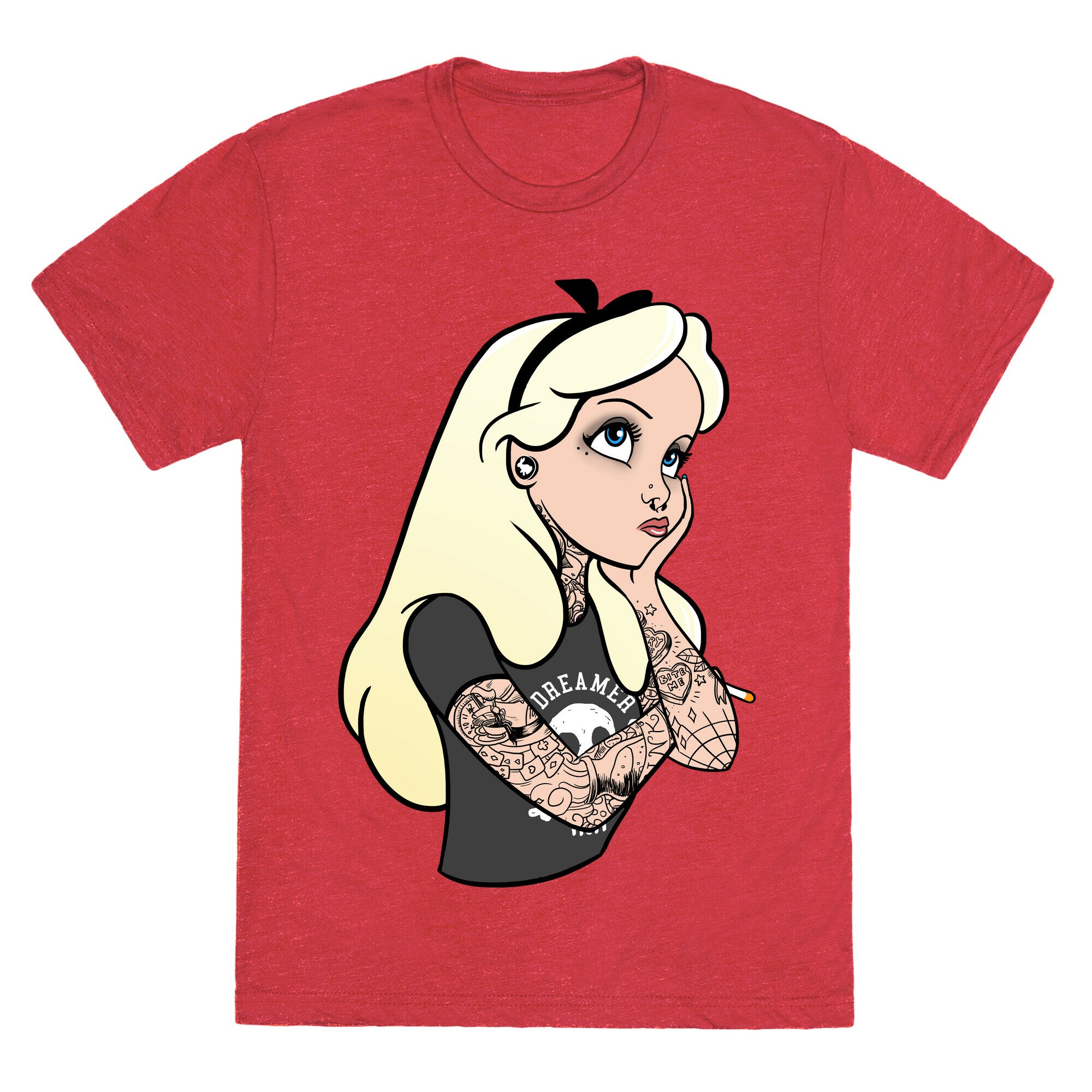 Punk Alice Parody Unisex Triblend Tee