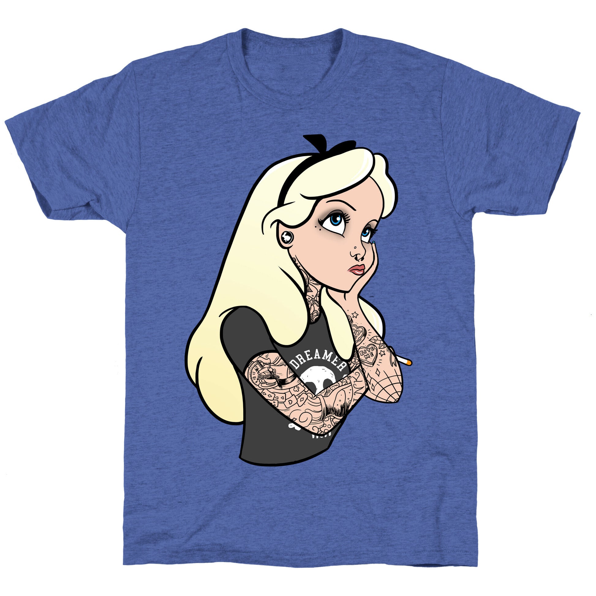 Punk Alice Parody Unisex Triblend Tee