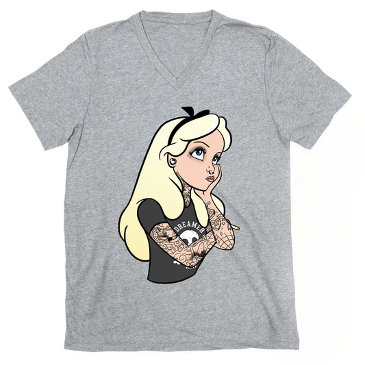 Punk Alice Parody V-Neck